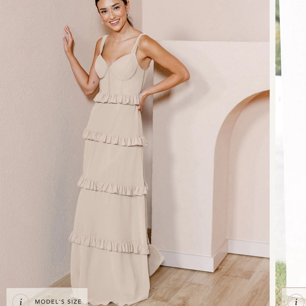 Revelry Cream Maxi Dress